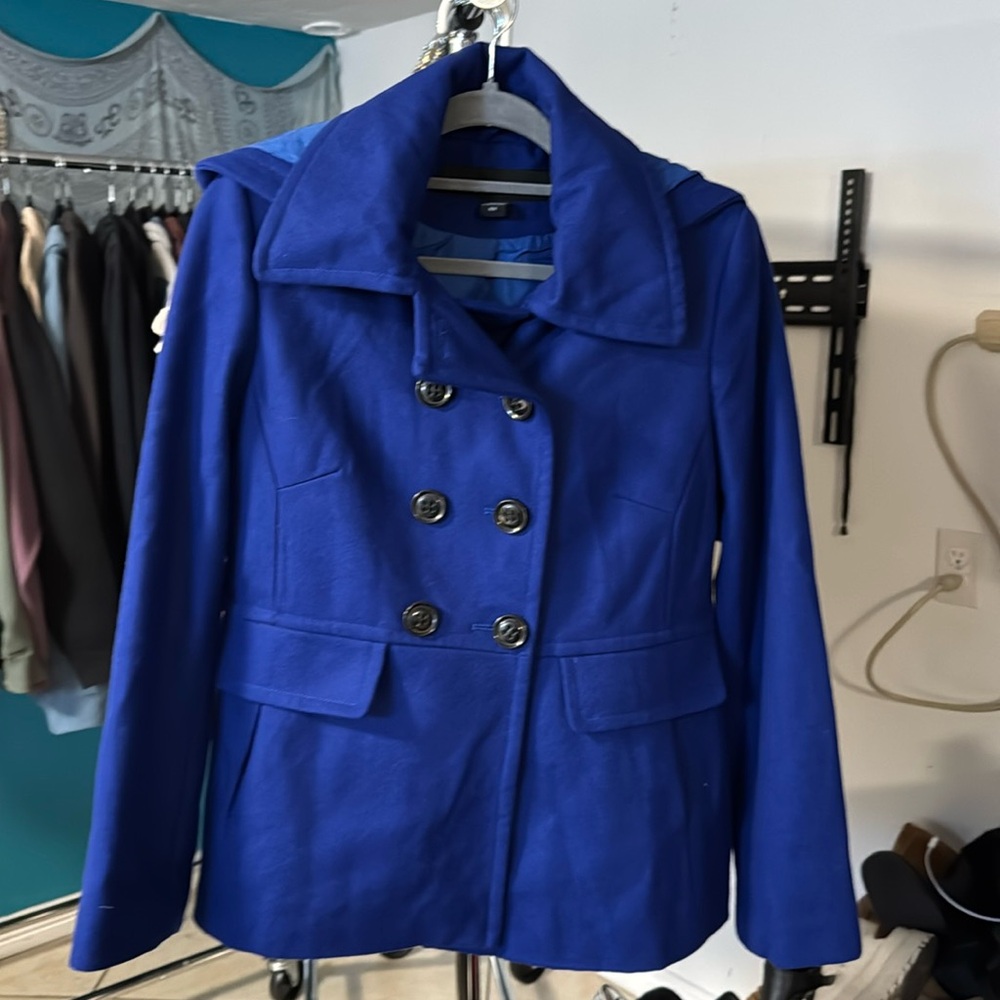 Royal Blue Pea Coat